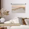 Kustlijn - Horizon - Hek Wandkleed katoen klein -sfeer1