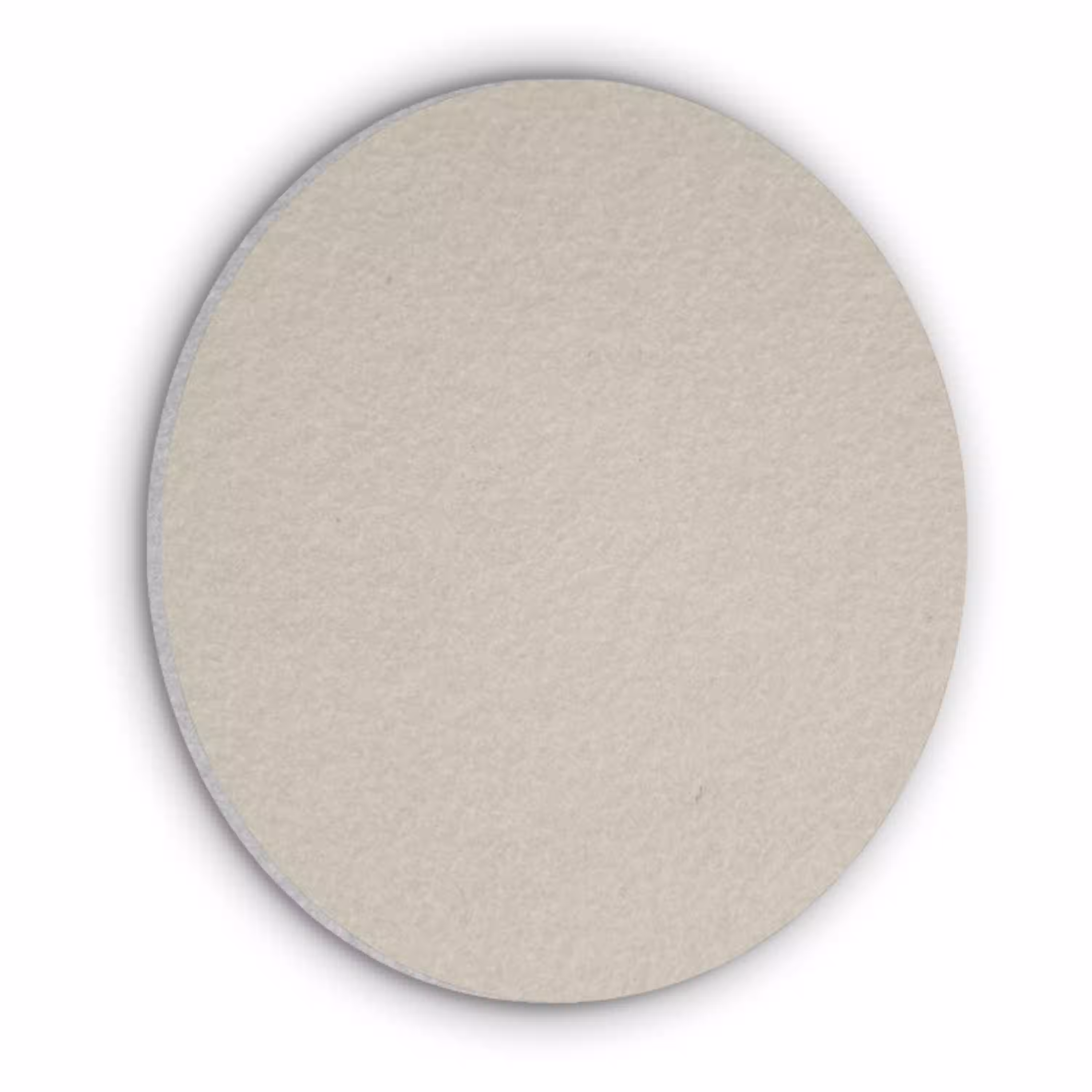 Urban - Pebble - Grijs Akoestische PET Vilt - Rond klein 838 -3d