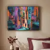 Abstract - Figuren - Kleurrijk Textielframe - compleet frame klein -sfeer1