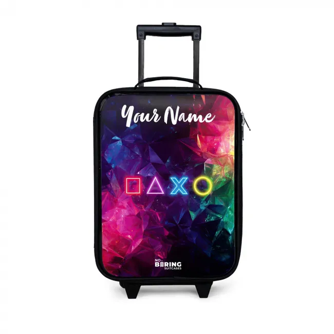 Symbolen - Game - Kleurrijk Kinderkoffer - Zwart klein -3d