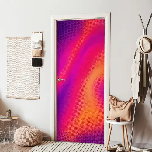 Abstract - Patroon - Kleurverloop deurposter klein -sfeer6