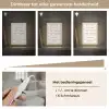 Wit - Koffie - Vintage - Decoratie Light Box met kabel (Tafellamp) klein -USP_dimbaarNL