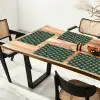 Groen - Disco - Patroon Placemat vinyl groot 368 -zzsfeer4_Kitchenyeah-website