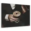 Hartje - Cocktail - Espresso Martini - Hand Textielframe zwart klein -3d