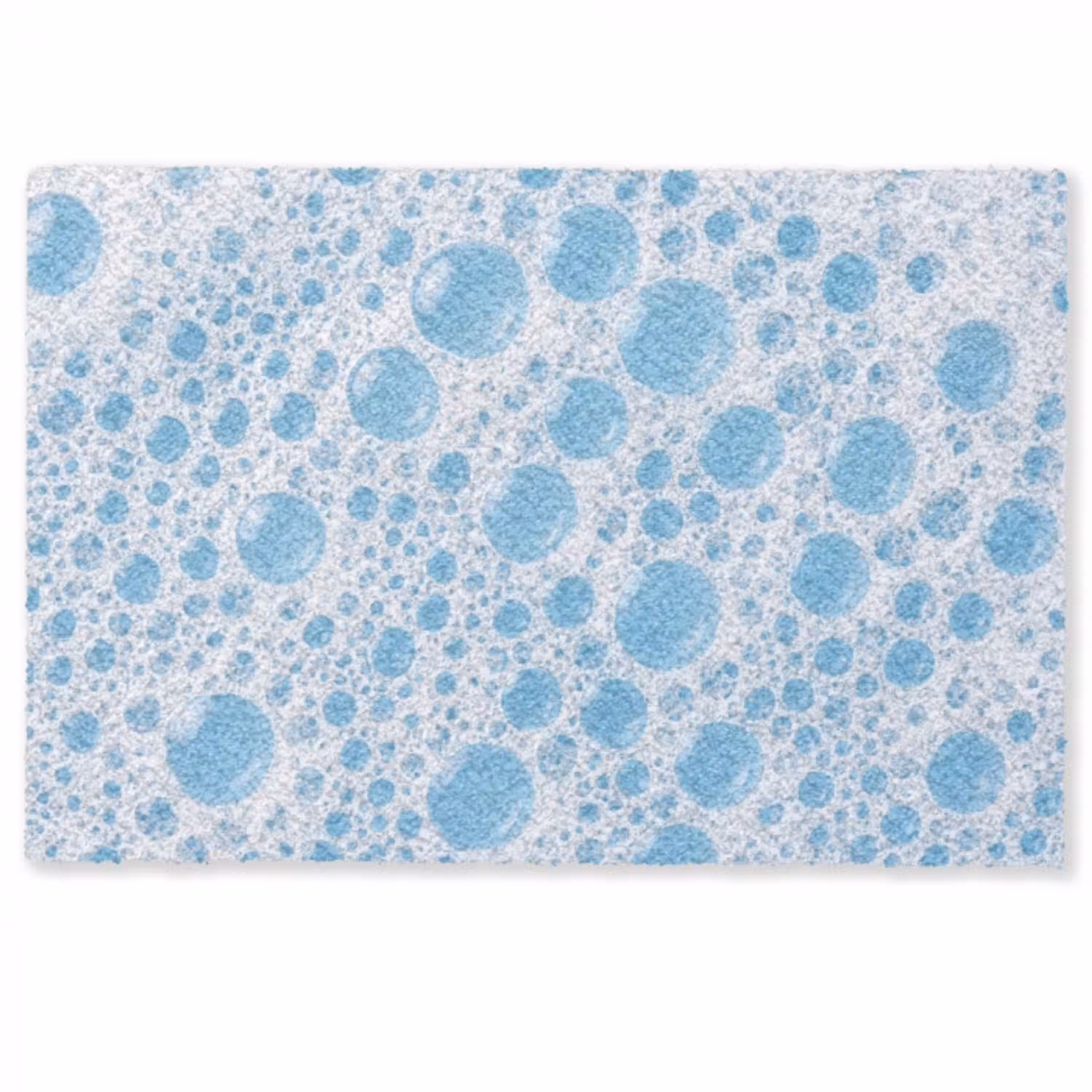 Schuim - Bubbels - Blauw Deurmat klein -zkaufland3d