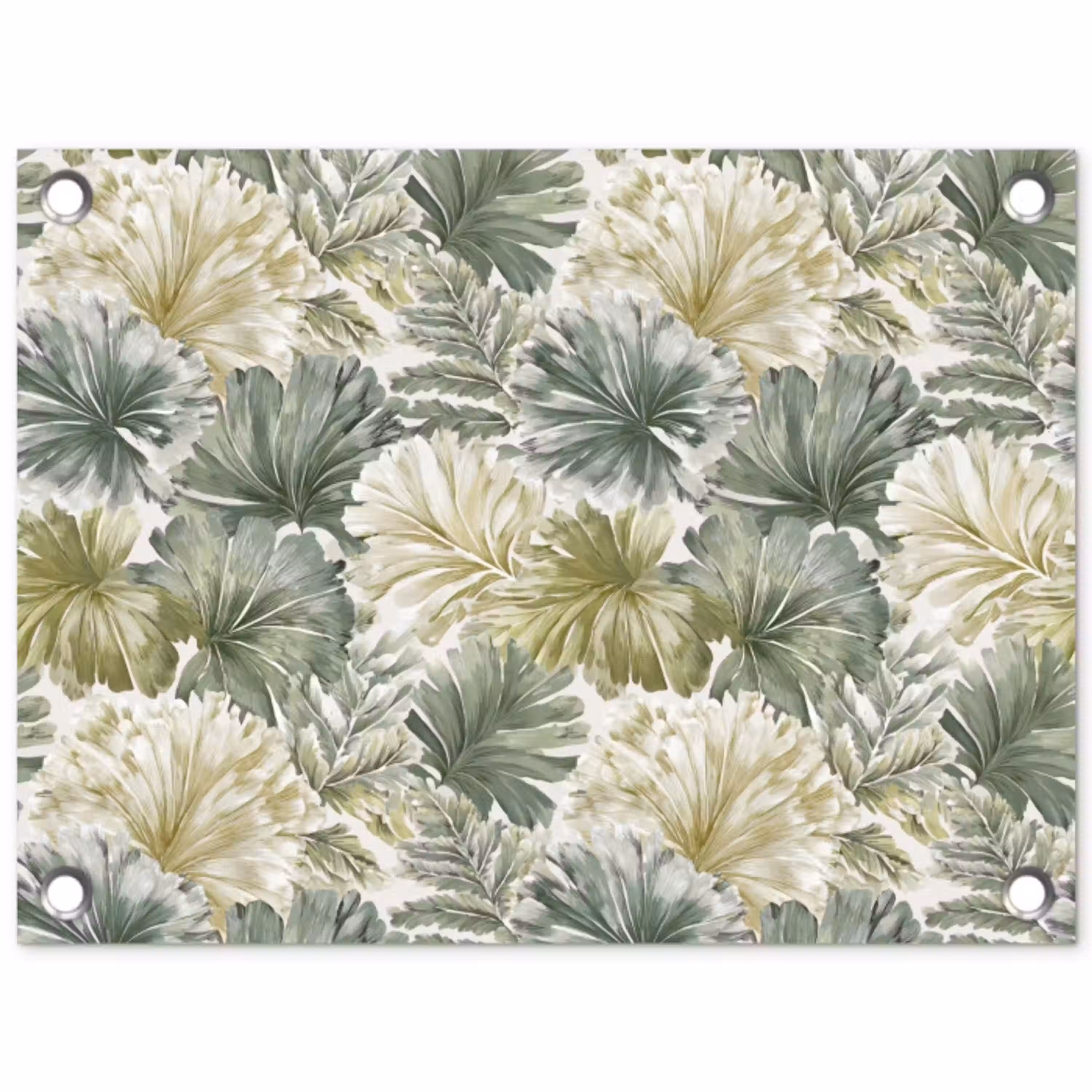 Bladeren - Botanisch - Groen tuinposter los doek klein 239 -3d