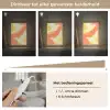Vogels - Cirkels - Geel Light Box met kabel (Tafellamp) klein -USP_dimbaarNL