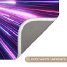 Lichtsnelheid - Ruimte - Roze - Paars Badmat klein -USP_AntislipDE