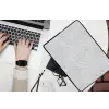 Oppervlakte - Textuur - Grijs laptophoes neopreen klein 279 -bureau