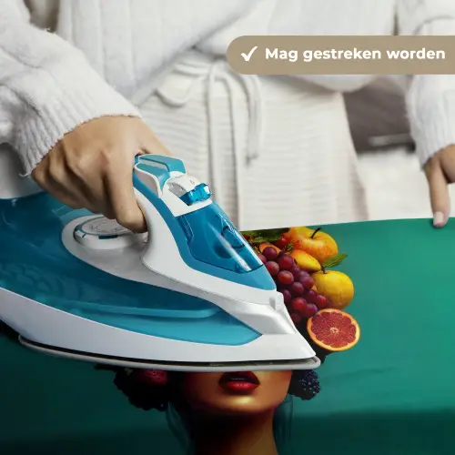 Vrouw - Hoodtooi - Tropisch - Fruit - Druiven Wandkleed katoen klein -sfeer9