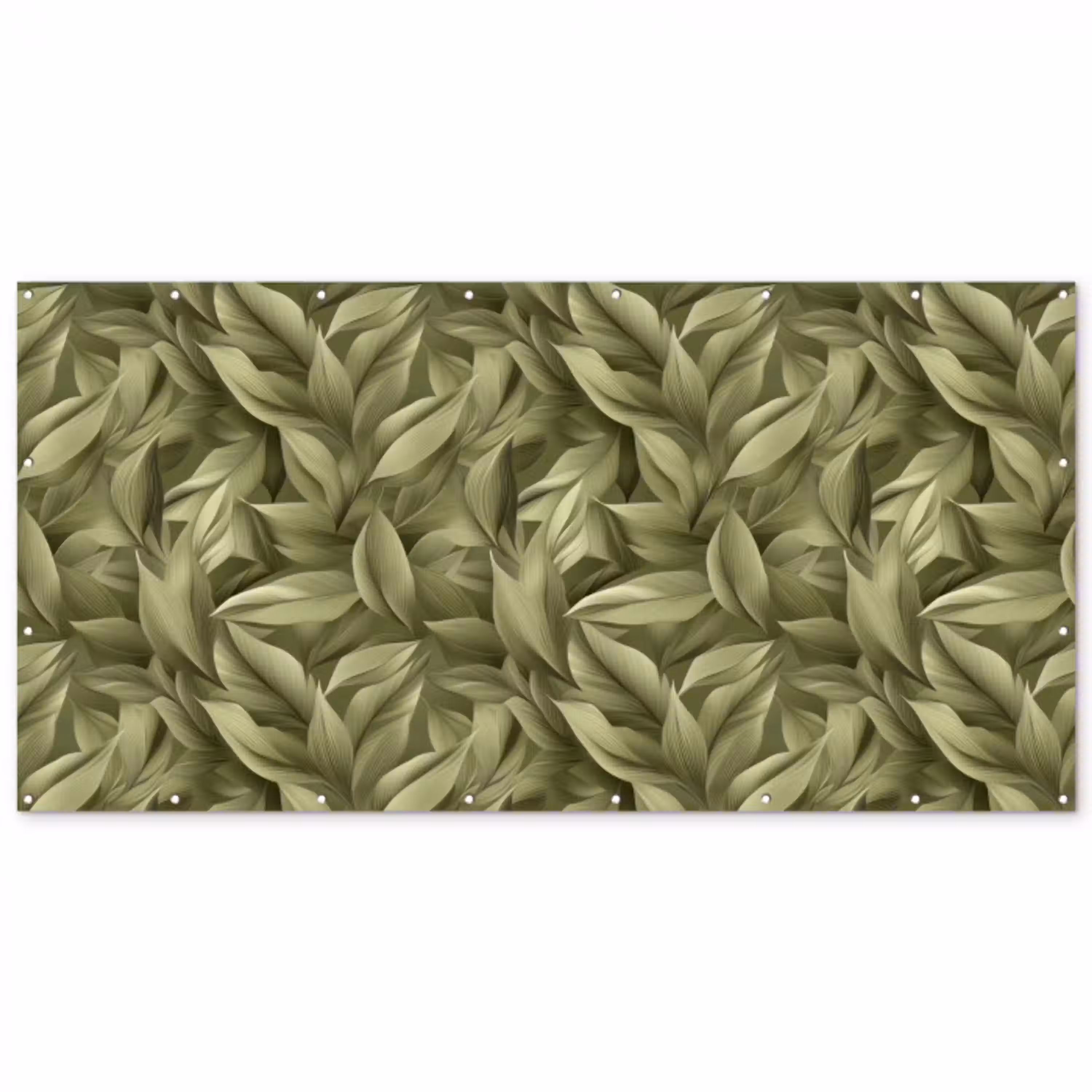 Bladeren - Modern - Groen Balkonbeschermer Duitsland klein 596 -zz_3d