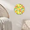 Kiwi - Sinasappel - Mango - Perzik Wandcirkel plexiglas klein 852 -sfeer5