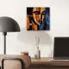 Abstract - Portret - Kleurvakken aluminium wit klein -sfeer5
