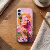 Vrouw - Abstract - Cirkel - Bloemen Apple iPhone 16 Plus klein -sfeer1