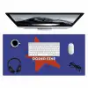Slow down you're doing fine - Ster - Blauw Muismat XXL klein -3d