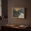 Natuur - Abstract - Landschap - Modern Light Box met batterij (Wandlamp) middel -sfeer1