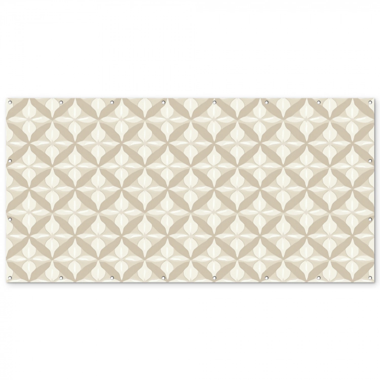 Patroon - Klassiek - Beige Balkonbeschermer Duitsland klein 596 -zz_3d