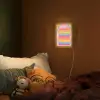Getallen - Leren tellen voor kinderen - Getallenlijn - Cijfers - Roze - Eenhoorn Light Box met kabel (Wandlamp kind) klein -sfeer1_kind