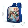 Zeeschildpad tussen bloemen onder water Kinderrugzak - Blauw middel -productfoto_formaten
