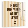 Tuin - Quote - Strepen - Zomer plexiglas 5mm klein -zzzproduct_nieuw