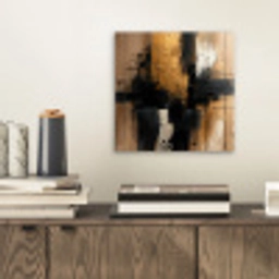 Modern - Zwart - Goud - Verf aluminium wit klein -sfeer1