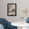 Strand - Zeester - Zand - Beige fotolijst zwart zonder passe partout klein -sfeer4