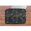Abstract - Lijnen - Blauw - Goud laptophoes neopreen klein 279 -tafel