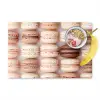 Macarons - Beige - Bruin Placemat vinyl groot -zzzproduct_Kitchenyeah-website