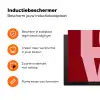Love - Rood - Blokletters Inductie beschermer vinyl 3mm klein -zzzzzzz-td-ups