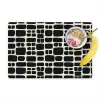 Modern - Organisch - Zwart Placemat vinyl groot 368 -zzzproduct_Kitchenyeah-website