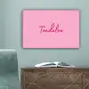 Toedeloe - Roze - Minimalistisch canvas 2cm klein -sfeer4