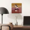 Vogels - Snavel - Abstract aluminium wit klein -sfeer5