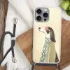 Hond - Zonnebril - Sjaal Hoesje iPhone 16 Pro Max met koord klein -sfeer4