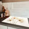 Elegantie in Transparantie Inductie beschermer vinyl 3mm klein -sfeer3
