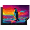 Ijsschots - Pinguïn - Abstract - Lucht Inductie beschermer vinyl 3mm klein -3d