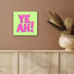 Groen - Neon - Quote aluminium wit klein -sfeer4