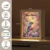 IJsvogel - Sprookjesbos - Roze - Bloemen Light Box met kabel (Kinderlampje) klein -USP_NL