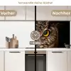 Uil - Dier - Oranje keuken achterwand 2 middel -voor-na2_DE