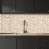 Minimalistisch - Patroon - Terracotta keuken achterwand 2 middel 871 -sfeer1