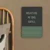 Quote - Groen - Grill - Zomer canvas 2cm klein -sfeer3