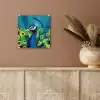 Pauw - Cirkels - Blauw plexiglas 5mm klein -sfeer5