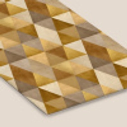 Geometrisch - Driehoek - Goud fotolijst zwart zonder passe partout klein 224 -zsfeer6