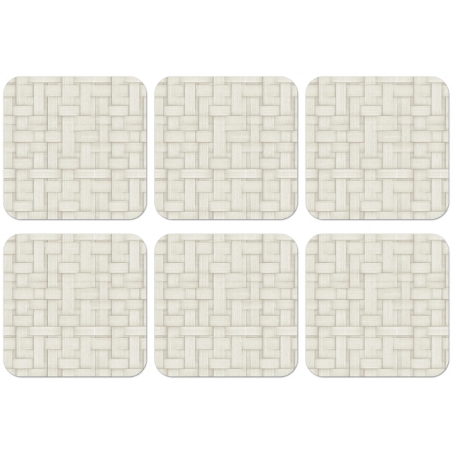 Vlechtwerk - Banen - Beige onderzetter kurk middel 366 -zkaufland3dotto