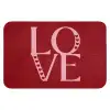 Love - Rood - Hatjes Badmat klein -3d