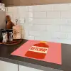 Ketchup - Fles - Rood - Minimalistisch Inductie beschermer vinyl 3mm middel -sfeer3
