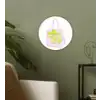 Netzakje - Roze - Illustratie - Limoenen Wandcirkel kunststof plaat 5mm dik klein -sfeer3