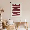 Wine - Red - Decoratie - Japandi Wandkleed katoen klein -wsfeer5_kind