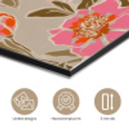 Pioenrozen - Patroon - Roze aluminium wit klein 46 -closeup_NL