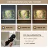 Konijn - Bos - Vlinders - Cartoon Light Box met batterij (Wandlamp kind) middel -USP_lichtkleurNL