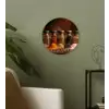 Potjes - Kruiden - Specerijen - Korrels Wandcirkel kunststof plaat 5mm dik klein -sfeer3